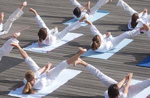 Hatha-Yoga auf den Magellan-Terrassen
