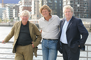 Festivalleiter Peter Lohmann, Nikolaus Hansen und  Heinz Lehmann (von links nach rechts)